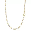 Collana Uomo Oro Giallo Bianco GL100697