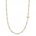 White Yellow Gold Men&#39;s Necklace GL100697