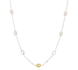 Damen-Halskette aus Weißgold GL100706