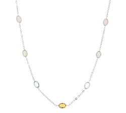 Collana Donna Oro Bianco GL100706