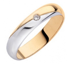 Polello Wedding Ring Dazzling Collection 1803DBG