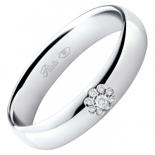 Polello Wedding Ring Queen Of Flowers Collection 3183DPT