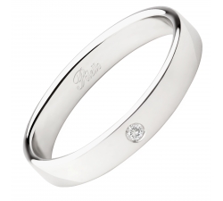 Polello Wedding Ring Lampo d&#39;Amore Collection 3182DB