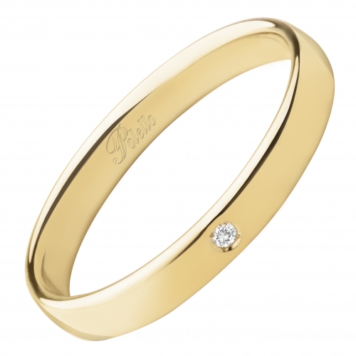 Polello Wedding Ring Sole d&#39;Amore Collection 3181DG