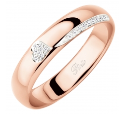 Polello Wedding Ring Cometa d&#39;Amore Collection 3175DBR