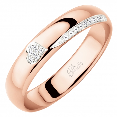 Polello Wedding Ring Cometa d&#39;Amore Collection 3175DBR