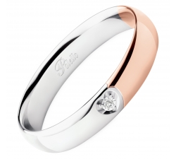 Polello Wedding Ring Heart Gift Collection 3121DBR