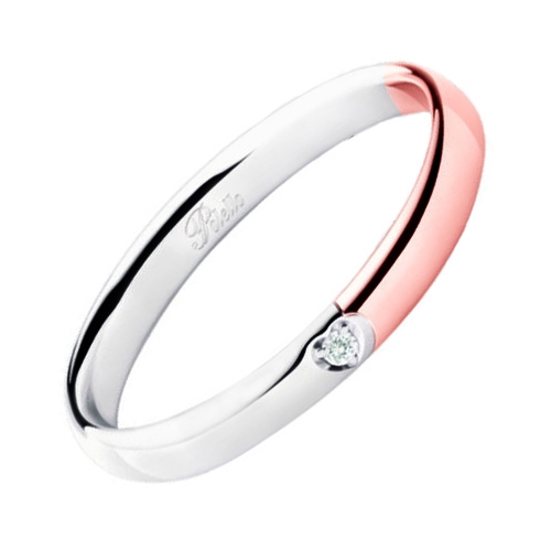 Polello Wedding Ring Heart Gift Collection 3119DBR