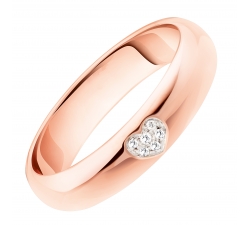 Polello Wedding Ring Collection Hearts of Love 3117DBR