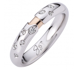 Polello Wedding Ring Si, I Want It Collection 3273DBR
