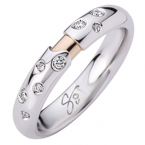 Polello Wedding Ring Si, I Want It Collection 3273DBR
