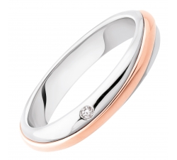 Polello Wedding Ring Alba d&#39;Amore Collection 3115DBR