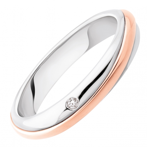 Polello Wedding Ring Alba d&#39;Amore Collection 3115DBR