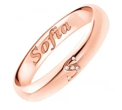 Polello Wedding Ring Lettere d&#39;Amore Collection 3112UR