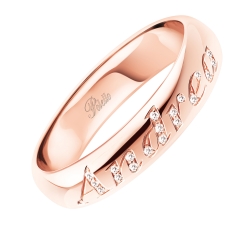 Polello Wedding Ring Lettere d&#39;Amore Collection 3112DR