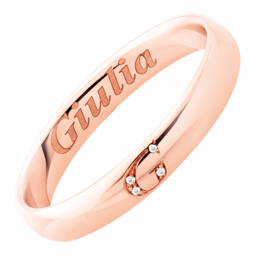 Polello Wedding Ring Lettere d&#39;Amore Collection 3111UR