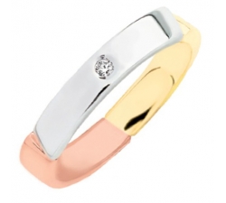 Polello Wedding Ring Momento Collection 2982DBGR