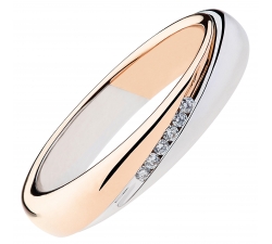 Polello Wedding Ring Colpo di Fulmine Collection 2888DBR