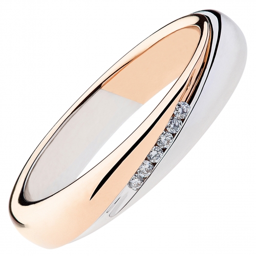 Polello Wedding Ring Colpo di Fulmine Collection 2888DBR