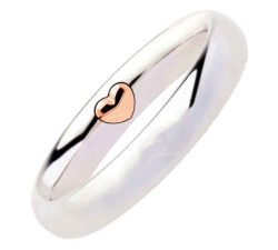 Polello Wedding Ring Two Hearts Collection 2834UBR