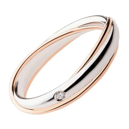 Polello Wedding Ring Vita Collection 2692DBR