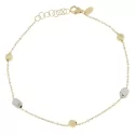 Bracciale Donna Oro Giallo Bianco GL100712