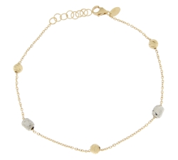 White Yellow Gold Woman Bracelet GL100712