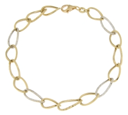 White Yellow Gold Woman Bracelet GL100718