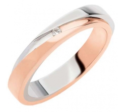 Polello Wedding Ring We are two Souls Collection 2251DBR