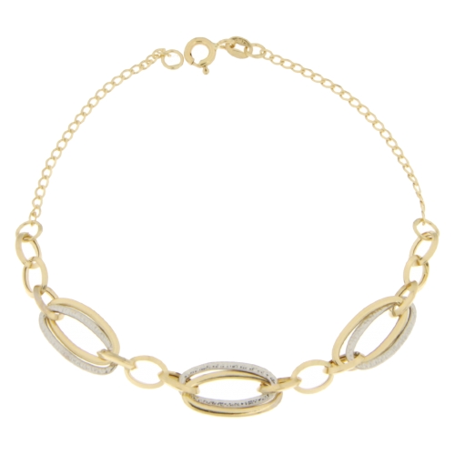 Bracciale Donna Oro Giallo Bianco GL100731