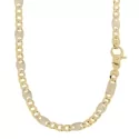 Collana Uomo Oro Giallo Bianco GL100733