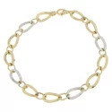 White Yellow Gold Woman Bracelet GL100734