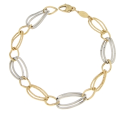 White Yellow Gold Woman Bracelet GL100738