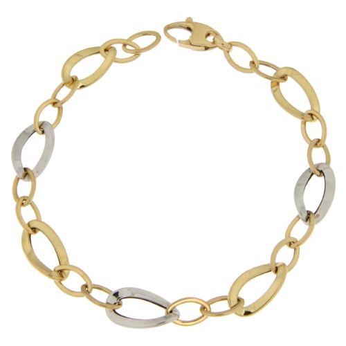 Bracciale Donna Oro Giallo Bianco GL100740