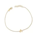 Yellow Gold Letter Bracelet GL-G21743679