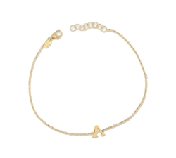 Yellow Gold Letter Bracelet GL-G21743679