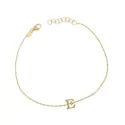 Yellow Gold Letter Bracelet GL-G21743679