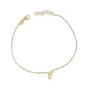 Yellow Gold Letter Bracelet GL-G21743679