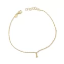 Yellow Gold Letter Bracelet GL-G21743679