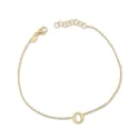 Yellow Gold Letter Bracelet GL-G21743679