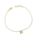 Yellow Gold Letter Bracelet GL-G21743679