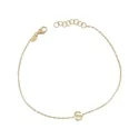 Yellow Gold Letter Bracelet GL-G21743679