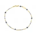 Bracciale Uomo Oro Giallo Bianco GL-SON244778