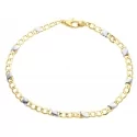 Bracciale Uomo Oro Giallo Bianco GL-SONMSF132GB21