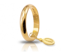 Unoaerre Wedding Ring 3 Grams Yellow Gold Wide Band