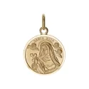 Saint Rita Yellow Gold Medal GL100745