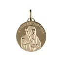 Saint Francis of Paola Yellow Gold Medal GL100747