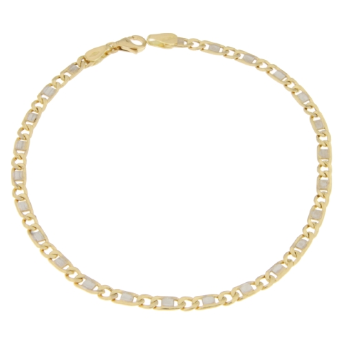 White Yellow Gold Men&#39;s Bracelet GL100750