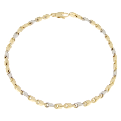 Bracciale Uomo Oro Giallo Bianco GL100754