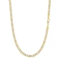 Herren-Halskette aus Weiß- und Gelbgold GL100760
